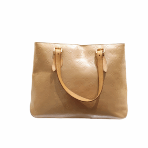 Louis Vuitton Beige Monogram Vernis Houston Bag