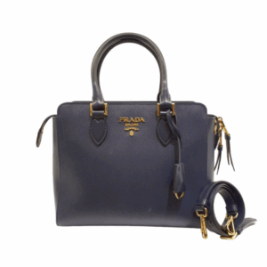 Prada Dark Blue Tote Bag
