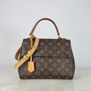 Louis Vuitton Monogram Cluny BB Tote Bag W/ Strap