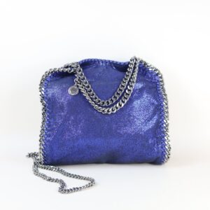 Stella Mccartney Blue Falabella Mini Tote Bag