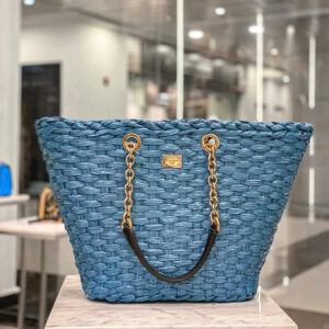 Dolce & Gabbana Blue Beach Bag
