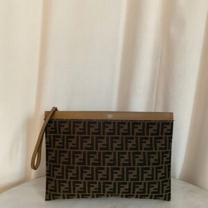 Fendi Brown FF Pouch