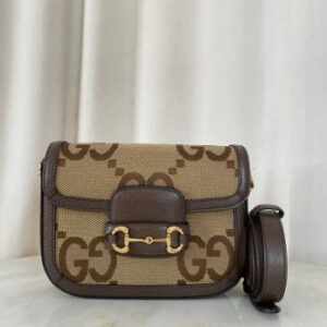 Gucci Bicolor GG Horsebit 1955 Mini Bag