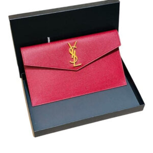 YSL Red Uptown Pouch
