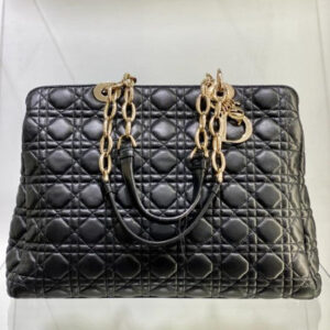 Christian Dior Black Soft Shopping Bag