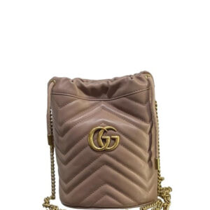 Gucci Pink Marmont Bucket Bag