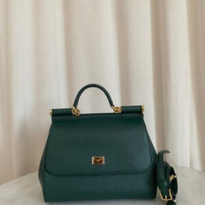 Dolce & Gabbana Green Sicily Tote Bag