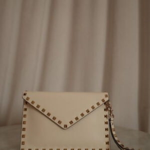 Valentino Off White Rockstud Pouch