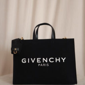 Givenchy Black Medium Tote Bag W/ Strap