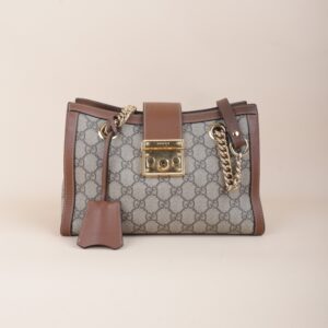 Gucci Bicolor Padlock Small Tote Bag