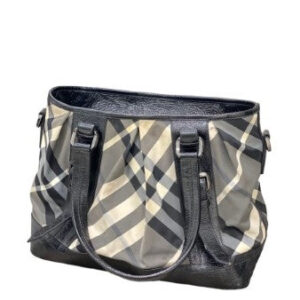 Burberry Bicolor Beat Check Lowry Bag