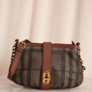 Burberry Nova Check Brown Crossbody Bag