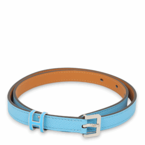 Pop 15 70 Blue Celeste Belt in Epsom