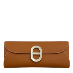 Maillon To Go Gold Wallet On Chain in Epsom, Brushed Palladium hardware