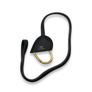 Coeur Du Faubourg Collier Black Necklace in Swift, Gold hardware