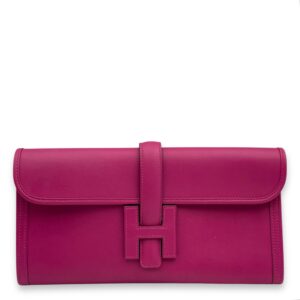 Jige Rose Poupre Clutch in Swift