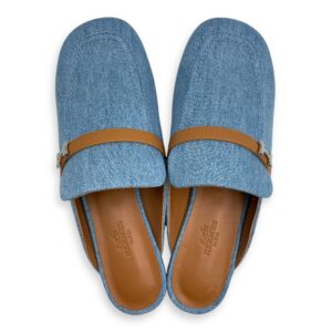 Iena Mule 38 Blue Clair Sandals in Denim