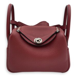 Lindy Mini Rouge H in Clemence, Palladium hardware