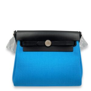 Herbag 20 Noir/New Blue Jean in Vache Hunter/Toile, Palladium hardware