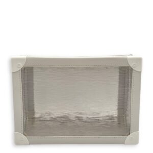 LV Soft Trunk Epi Plage White Crossbody Bag in Epi Leather, Coated steel hardware