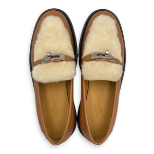Icone 37 Naturel Loafers in Calfskin, Palladium hardware