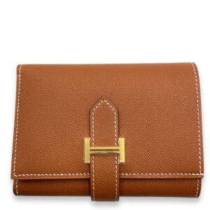 Bearn Combine Gold Wallet in Madame, Gold hardware