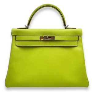 Kelly 32 Kiwi/Lichen in Epsom, Palladium hardware