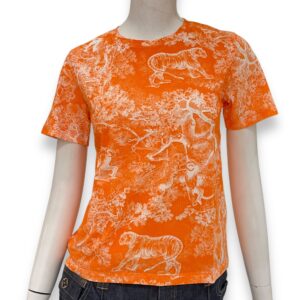 Diorivera T-Shirt XS Orange Ready-to-Wear in Cotton
