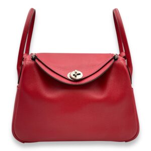 Lindy 26 Rouge Piment in Evercolor, Palladium hardware