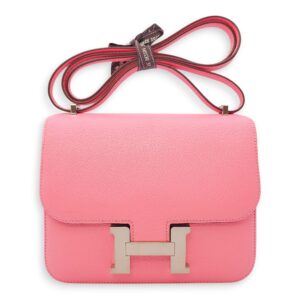 Constance Verso 18 Rose Confetti/Sanguine in Chevre Mysore, Palladium hardware