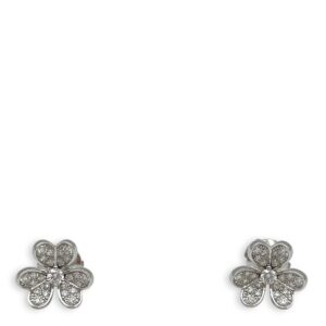 Frivole Mini Model Earrings in White Gold