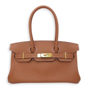 Shoulder Birkin 29 Gold in Evercolor, Gold hardware