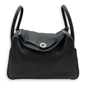 Lindy 30 Black in Clemence, Palladium hardware