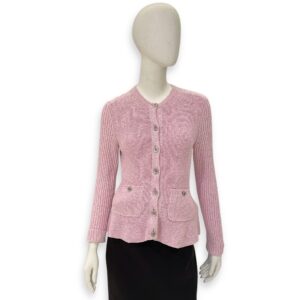 2023P CC Cardigan 36 Pink Ready-To-Wear in Cupro