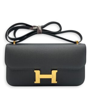 Constance Elan Black in Epsom, Gold hardware