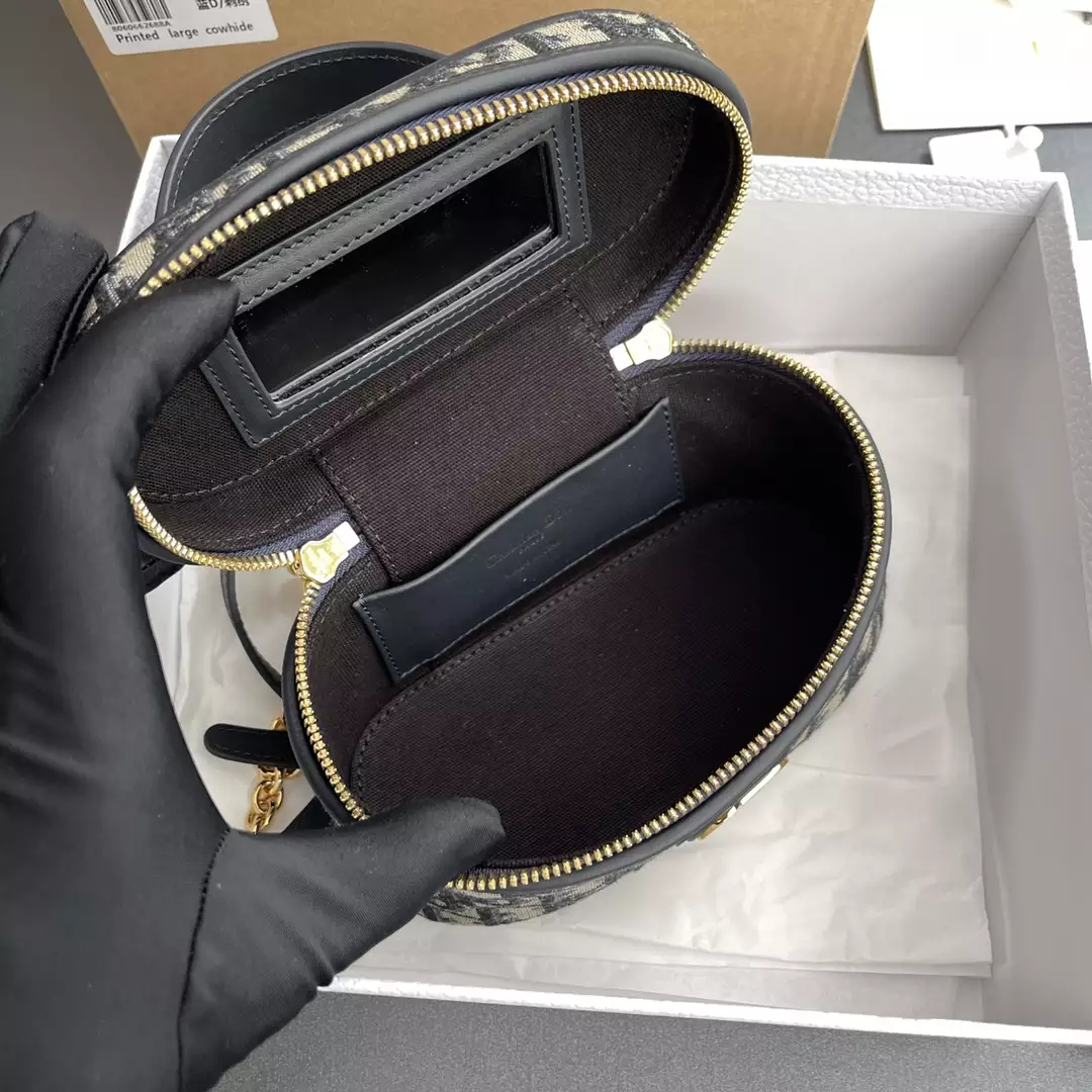 30 Montaigne Mini Vanity Case Blue Dior Oblique - Repbags.ru - Image 9