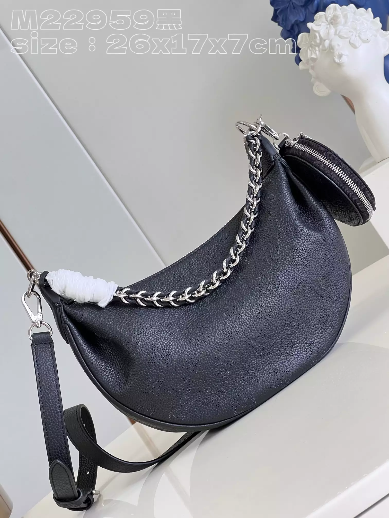 Baia PM Mahina Black Leather - Repbags.ru - Image 3