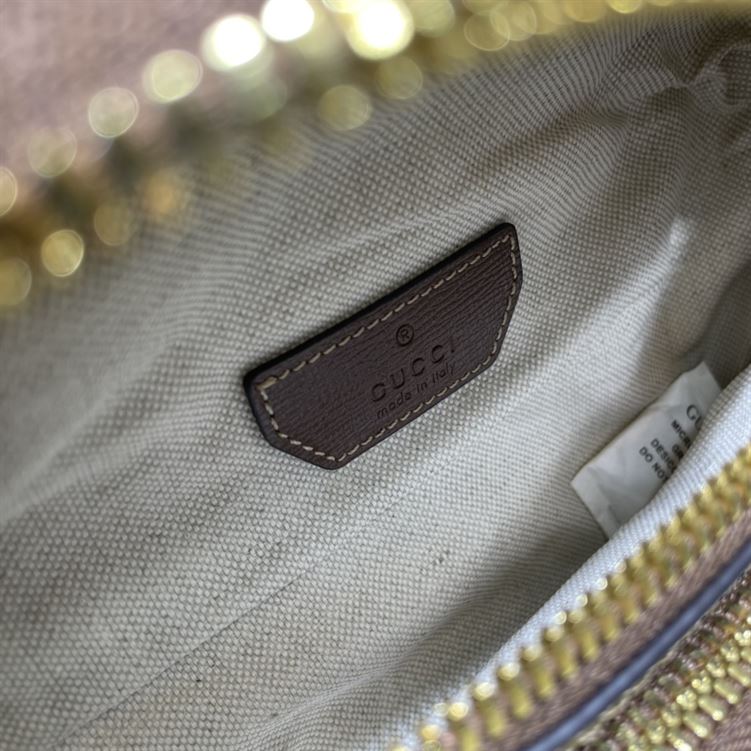 Belt bag with Interlocking G Brown leather - Image 8