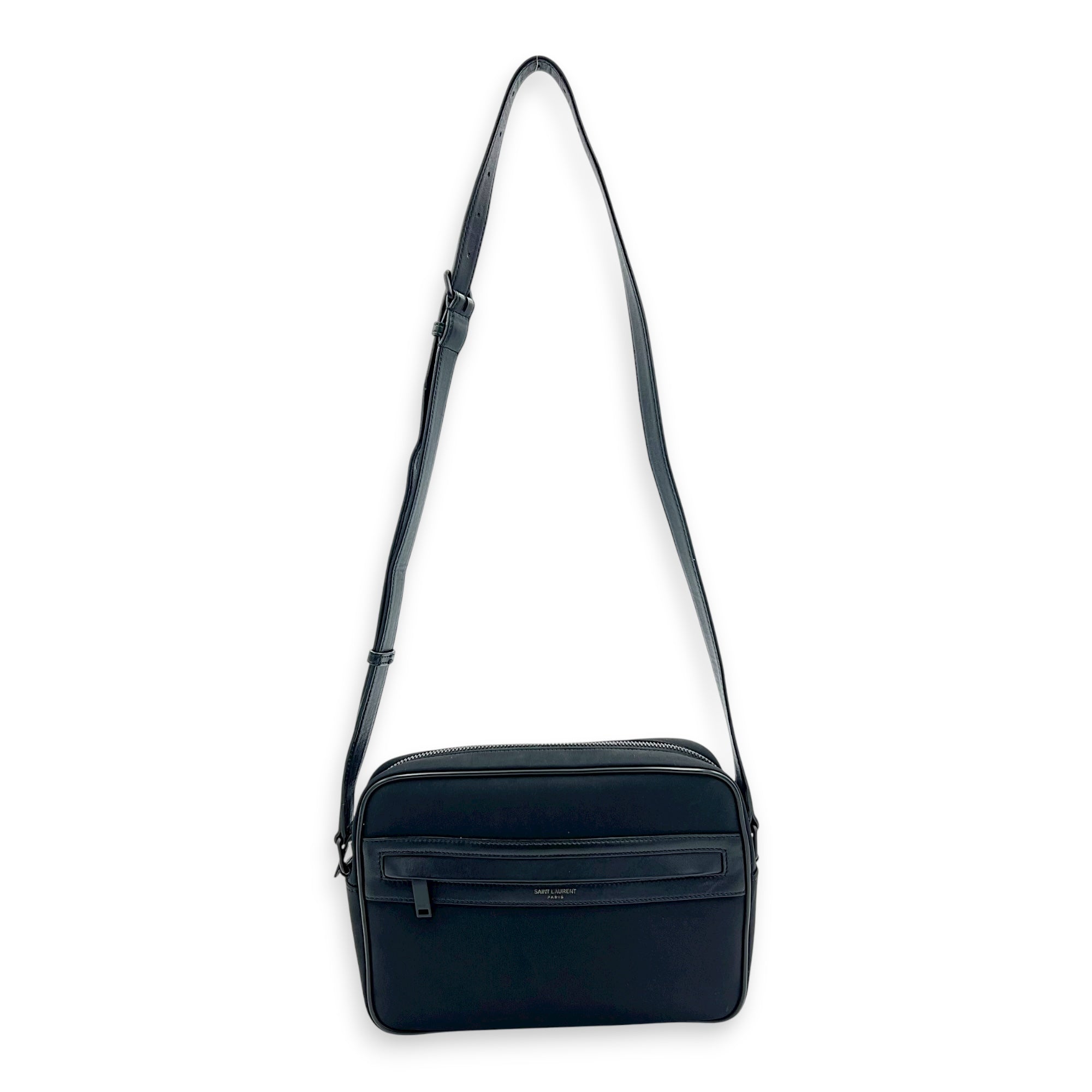 Others Messenger Black in Nylon, Matte black hardware - Image 11