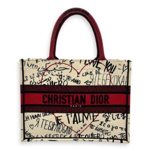 Book Tote Tote Bag Medium White in Canvas