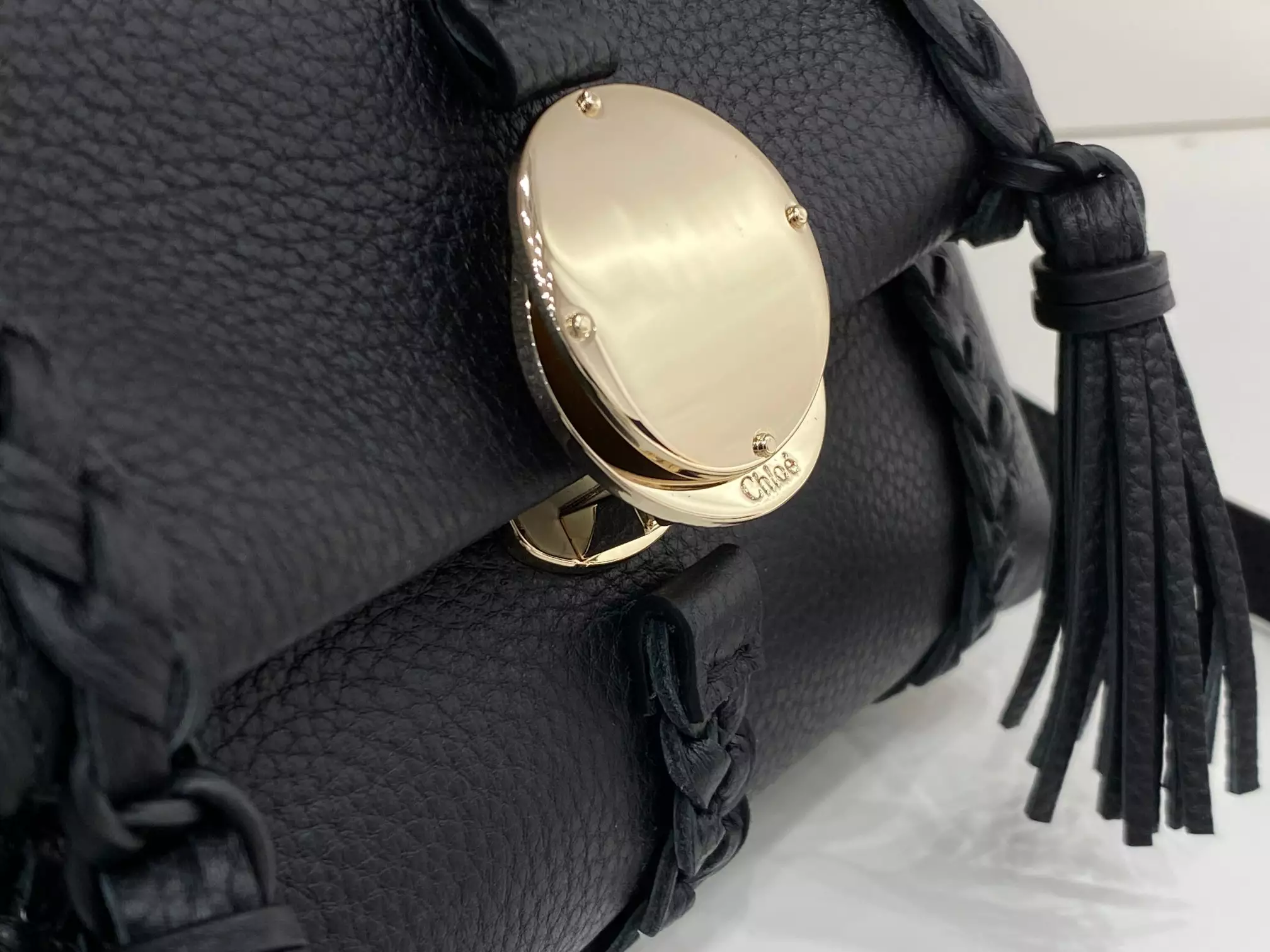 Chloé Penelope Mini Soft Black Leather - Repbags.ru - Image 9