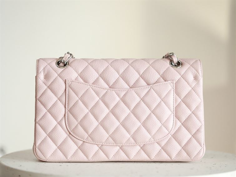 Classic Medium Double Flap Rose Clair - Image 4