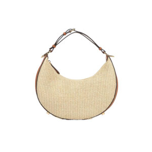 Fendigraphy Small Natural Straw Bag - Repbags.ru