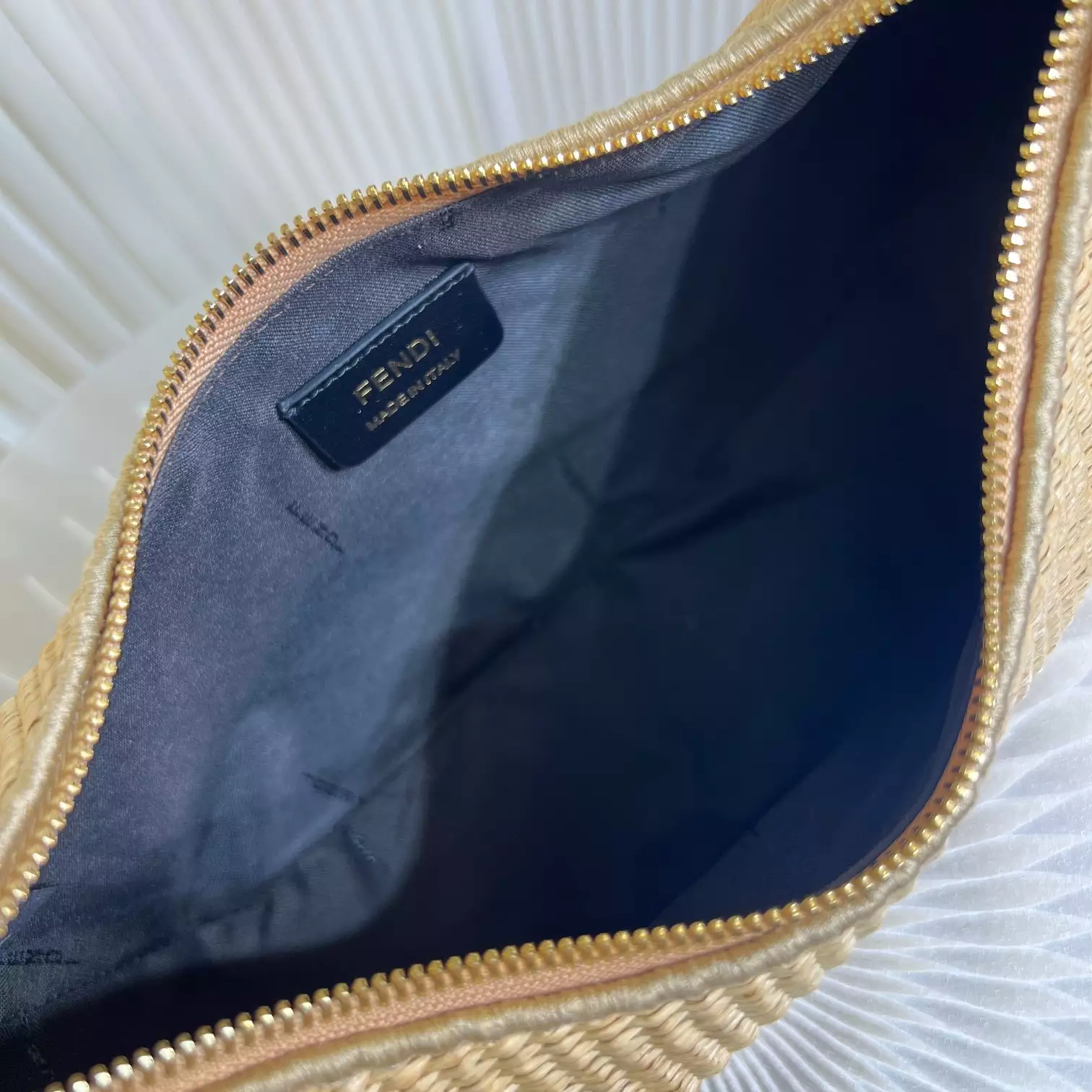 Fendigraphy Small Natural Straw Bag - Repbags.ru - Image 10