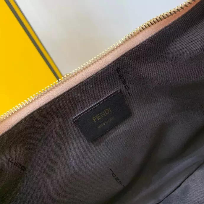 Fendigraphy Small Pale Pink Leather Bag - Repbags.ru - Image 10