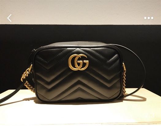 GG Marmont mini shoulder bag Black - Image 3