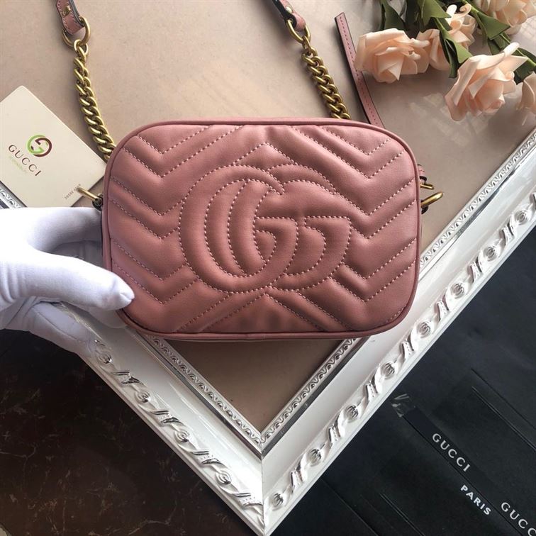 GG Marmont mini shoulder bag Dusty pink - Image 5