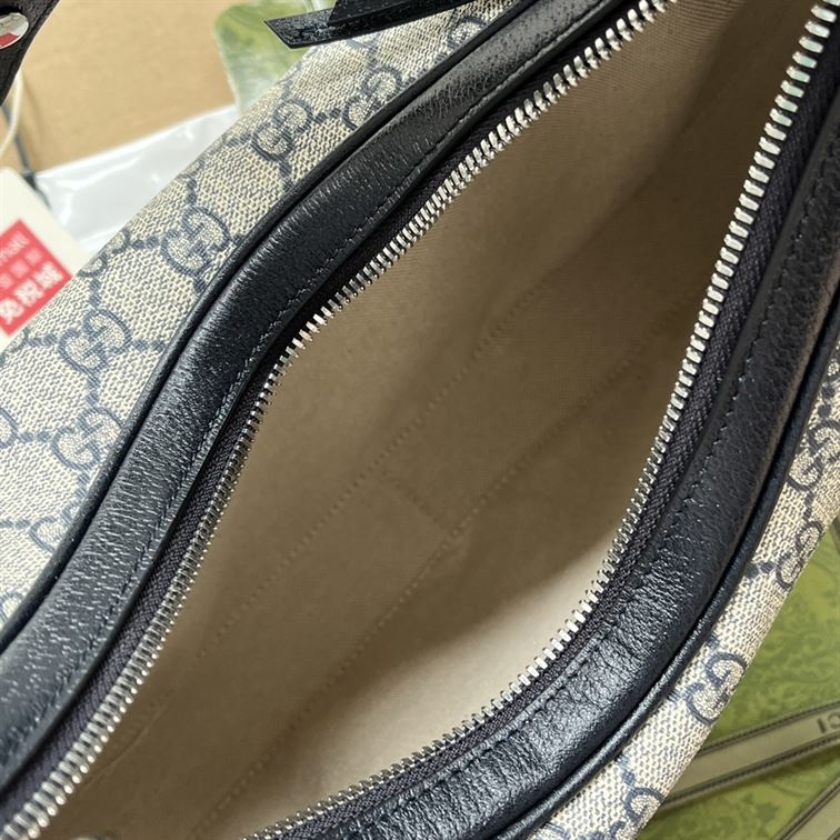 Gucci Attache large shoulder bag Beige and blue canvas - Image 7