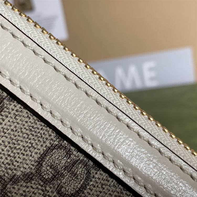 Gucci Horsebit 1955 mini top handle bag Beige/ebony GG Supreme canvas - GB104 - Image 11