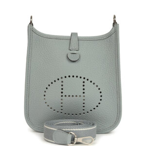 Hermes Evelyne TPM Gris Pantin Clemence Palladium Hardware